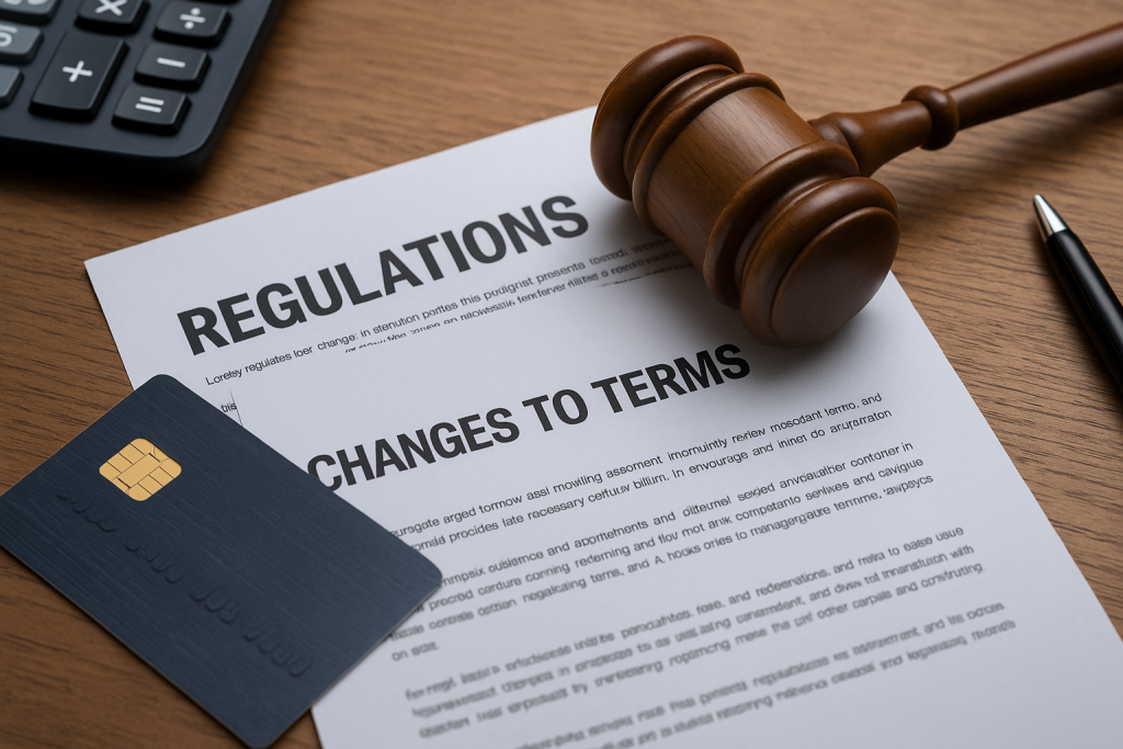 credit card issuer regulations
