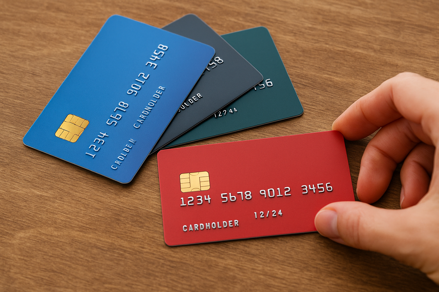 multiple credit cards